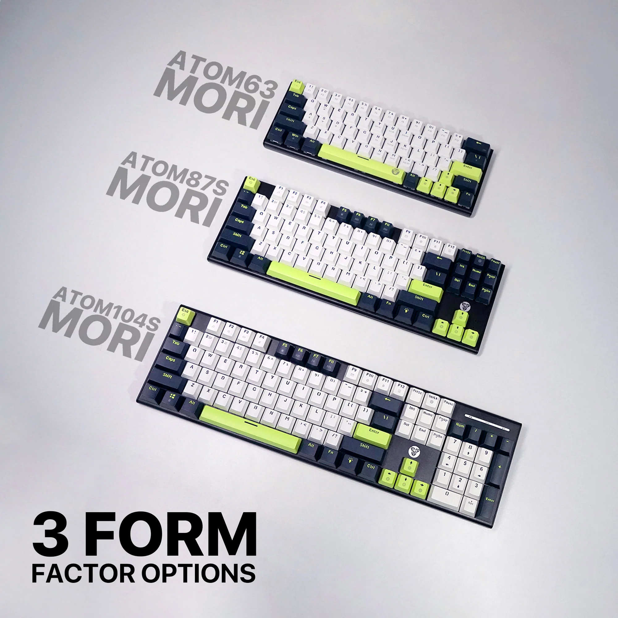 Fantech MK877S ATOM87S Mechanical Gaming Keyboard MORI Edition - Black Fantech MK877S ATOM87S Mechanical Gaming Keyboard MORI Edition - Black
